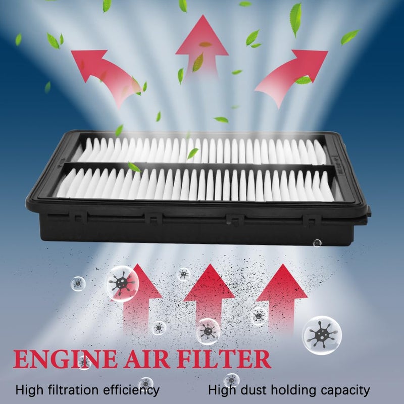 Apeixoto Engine Air Filter Compatible with 19-20 Hyundai Santa Fe  15-21 Palisade  Santa Fe Sport & Kia Sedona  20-23 Telluride  16-20 Sorento with OE CA11943 28113A9100 - Image 2
